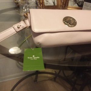Kate Spade pink brand new purse clutch with tag. Originally $198
